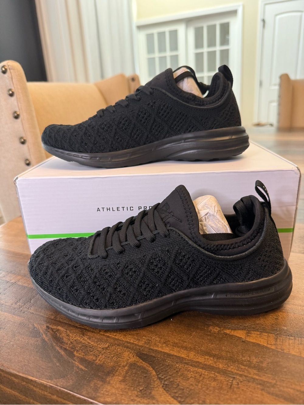 APL Women's Techloom Phantom Sneakers - Black/Black